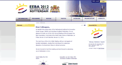 Desktop Screenshot of 2012.eeba.eu