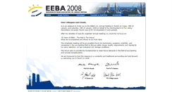 Desktop Screenshot of eeba2008.eeba.eu