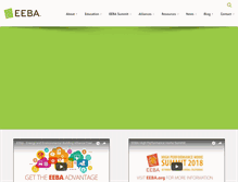Tablet Screenshot of eeba.org